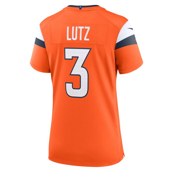 Wil Lutz Denver Broncos Nike Women's Team Game Jersey -  Orange