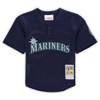 Ken Griffey Jr. Seattle Mariners Toddler Cooperstown Collection Mesh Batting Practice Jersey - Navy