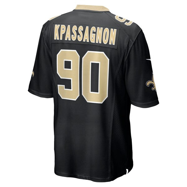 Tanoh Kpassagnon New Orleans Saints Nike Game Jersey - Black