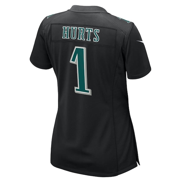 Jalen Hurts Philadelphia Eagles Nike Women's Super Bowl LIX Fashion Game Player Jersey - Carbon Black