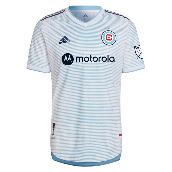 Miguel Navarro Chicago Fire adidas 2022 Lakefront Kit Authentic Player Jersey - White