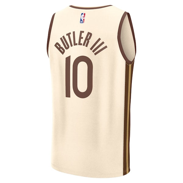 Jimmy Butler III Golden State Warriors  Youth 2025/26 City Edition Fast Break Jersey - Tan