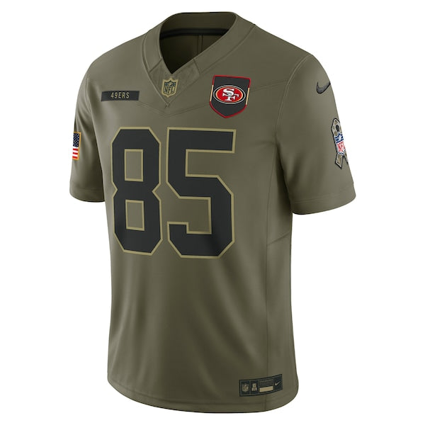 George Kittle San Francisco 49ers Nike 2025 Salute to Service Limited Jersey - Olive