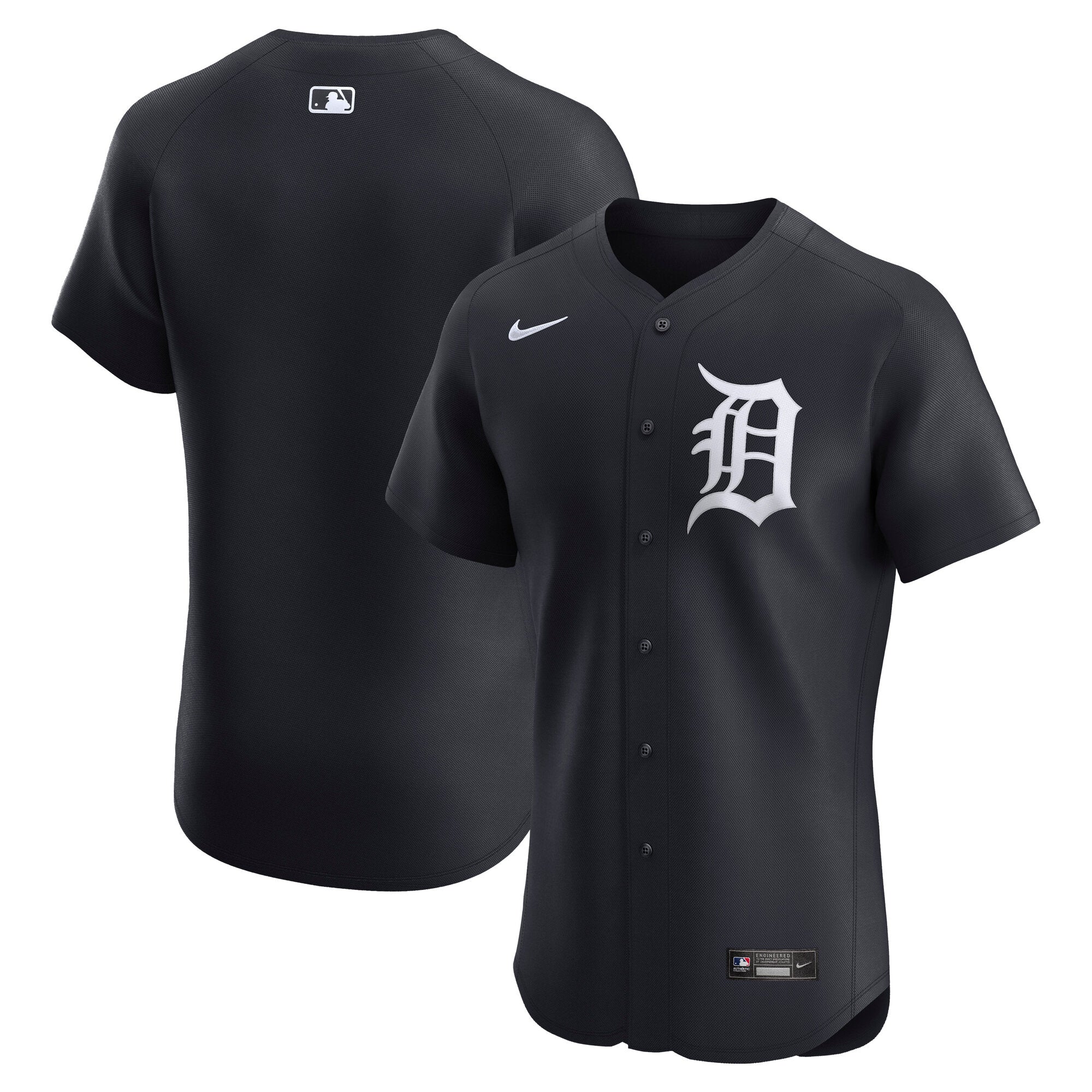 Detroit Tigers Nike Home Elite Jersey - White/Navy