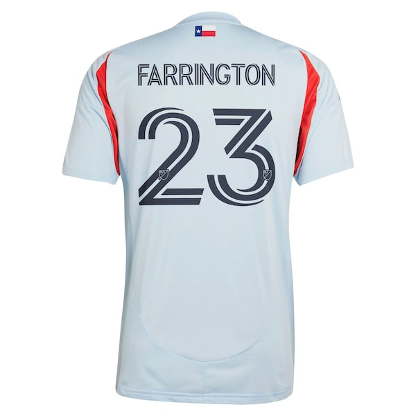 Logan Farrington FC Dallas adidas 2025 The Inferno Kit Replica Player Jersey - Light Blue