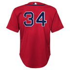 David Ortiz Boston Red Sox Toddler Cooperstown Collection Mesh Batting Practice Jersey - Red