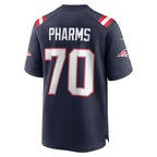 Jeremiah Pharms Jr. New England Patriots Nike Team Game Jersey -  Navy