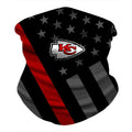 KANSAS CITY CHIEFS & AMERICAN FLAG FACE MASK BANDANAS
