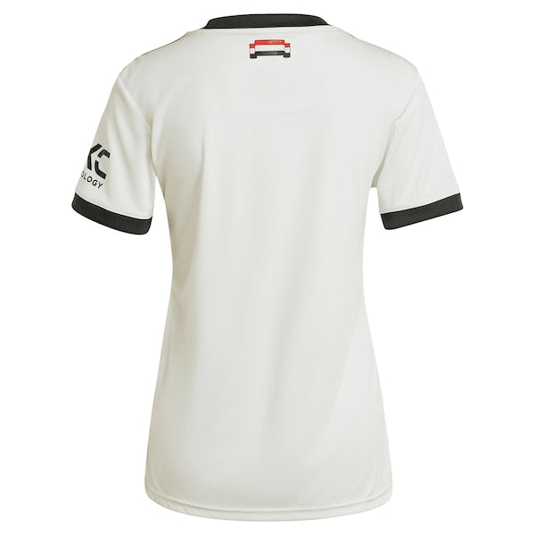 Manchester United adidas Originals Women's 2024/25 Third Replica Jersey - Cream