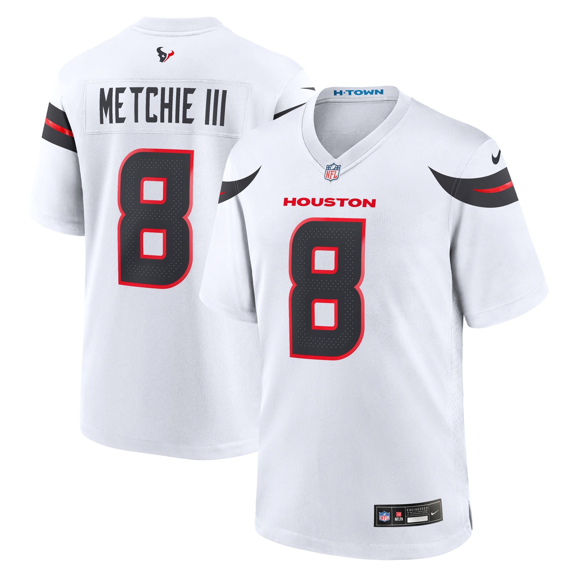 John Metchie III Houston Texans Nike Alternate Game Jersey -  Red/White/Navy