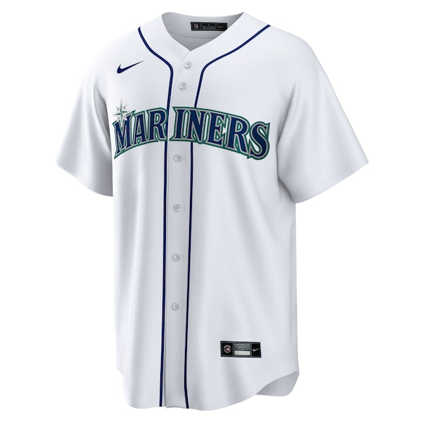 Logan Gilbert Seattle Mariners Nike Home Replica Jersey - White