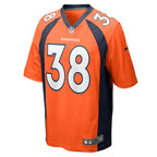 Devon Key Denver Broncos Nike Team Game Jersey -  Orange