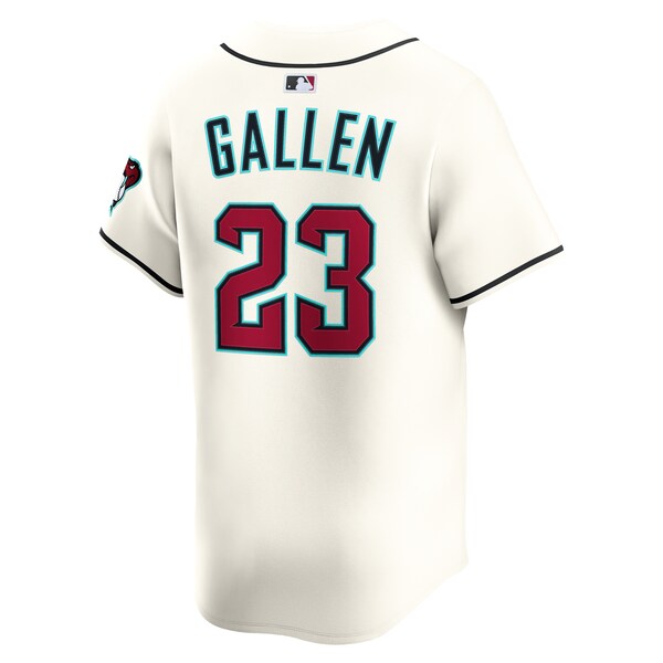 Zac Gallen Arizona Diamondbacks Nike Alternate Limited Player Jersey - Cream