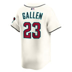 Zac Gallen Arizona Diamondbacks Nike Alternate Limited Player Jersey - Cream