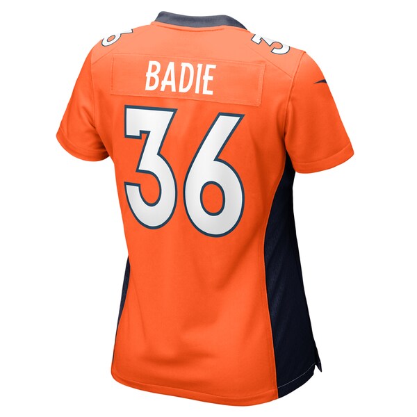 Tyler Badie Denver Broncos Nike Women's Team Game Jersey -  Orange