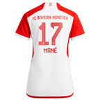 Sadio Mané Bayern Munich adidas Women's 2023/24 Home Replica Jersey - White/Black