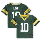 Jordan Love Green Bay Packers Nike Toddler Game Jersey - Green