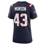 Calvin Munson New England Patriots Nike Women's Home Game Player Jersey - Navy