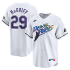 Fred McGriff Tampa Bay Rays Nike Throwback Cooperstown Limited Jersey - White