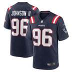 Eric Johnson II New England Patriots Nike  Game Jersey -  Navy