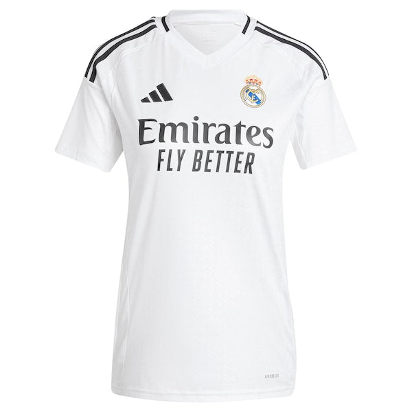 Vini Jr. Los Merengues adidas Women's 2024/25 Home Replica Player Jersey - White