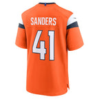 Drew Sanders Denver Broncos Nike Team Game Jersey -  Orange
