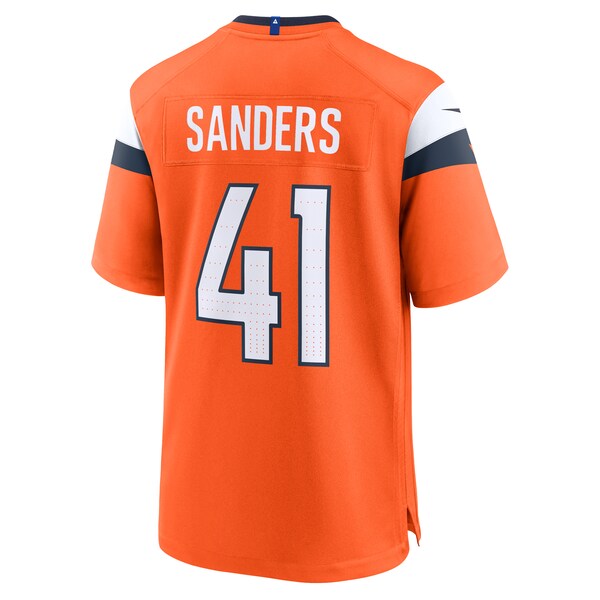 Drew Sanders Denver Broncos Nike Team Game Jersey -  Orange