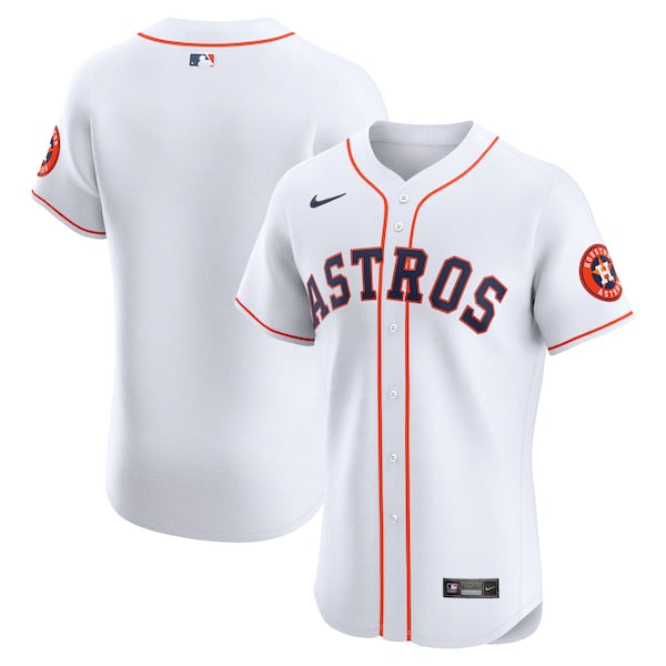 Houston Astros Nike Home Vapor Premier Elite Patch Jersey - White