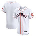 Houston Astros Nike Home Vapor Premier Elite Patch Jersey - White