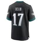 Nakobe Dean Philadelphia Eagles Nike Alternate Game Jersey - Black/Green