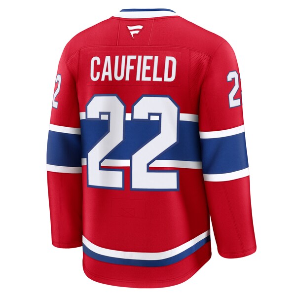 Cole Caufield Montreal Canadiens  Home Premium Jersey - Red