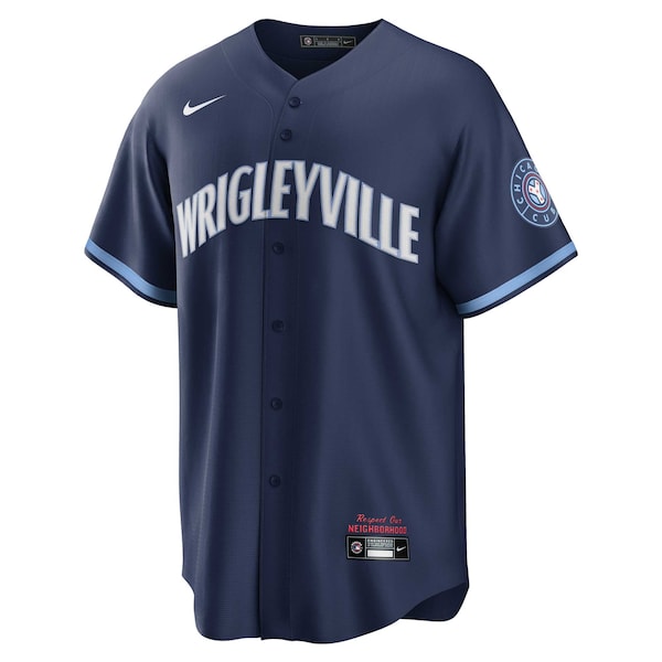 Seiya Suzuki Chicago Cubs Nike City Connect Replica Player Jersey - Navy