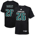 Saquon Barkley Philadelphia Eagles Nike Youth Fashion Game Jersey - Carbon Black