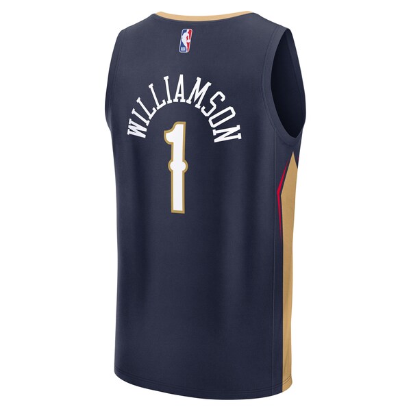 Zion Williamson New Orleans Pelicans  Youth Fast Break Replica Player Jersey - Icon Edition - Navy
