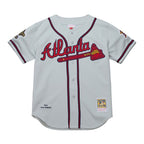 Fred McGriff Atlanta Braves  1995 Throwback Authentic Jersey - Gray