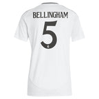 Jude Bellingham Los Merengues adidas Women's 2024/25 Home Replica Player Jersey - White