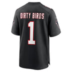 Dirty Birds Atlanta Falcons Nike Throwback Game Jersey - Black