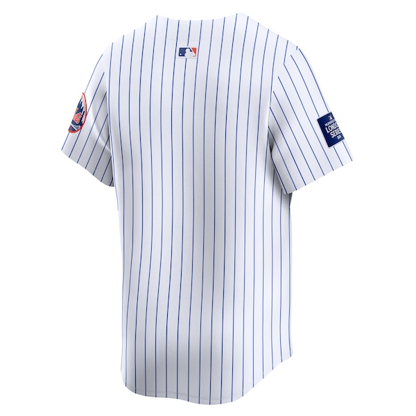 New York Mets Nike 2024 MLB World Tour London Series Home Limited Jersey – White