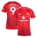Rasmus Højlund Manchester United adidas Women's 2024/25 Home Replica Player Jersey - Red