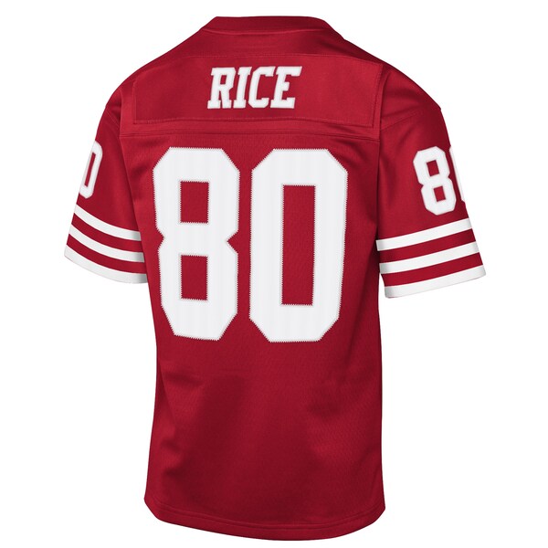 Jerry Rice San Francisco 49ers  Youth 1990 Throwback Fashion Jersey - Scarlet