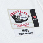 Deion Sanders Atlanta Falcons 1991 Authentic Throwback Retired Player Jersey - White