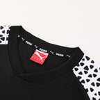 Puma Short Sleeve Training Jersey Set-PD02- Black/White