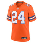 Champ Bailey Denver Broncos Nike Mile High Collection 1977 Throwback Retired Player Game Jersey - Orange