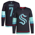 Jordan Eberle Seattle Kraken adidas Home Primegreen Authentic Pro Player Jersey - Deep Sea Blue/White