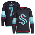 Jordan Eberle Seattle Kraken adidas Home Primegreen Authentic Pro Player Jersey - Deep Sea Blue/White