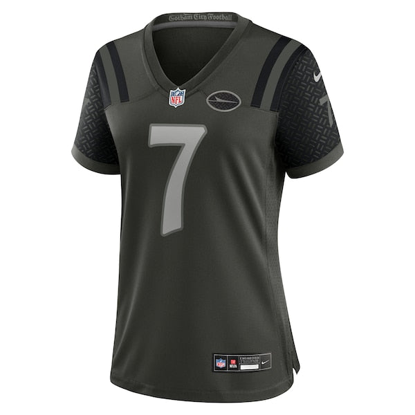 Justin Fields New York Jets Nike Women's 2025 Rivalries Collection Game Jersey - Gotham Green