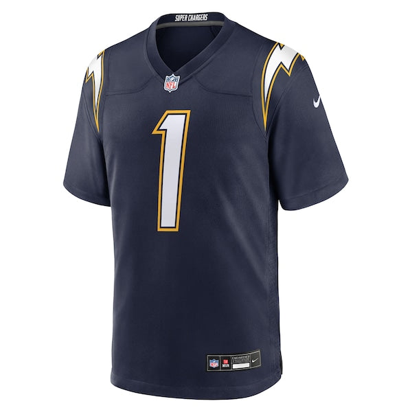 Quentin Johnston Los Angeles Chargers Nike Alternate Super Chargers Game Player Jersey - Navy/Powder Blue/Gold
