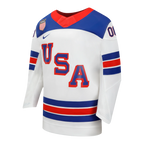 Youth USA Hockey Nike White 2026 Away Replica Custom Jersey