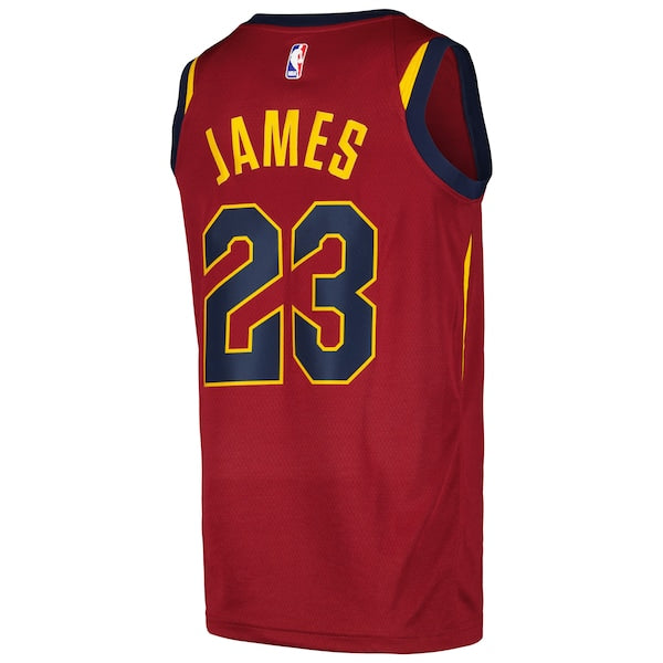 LeBron James Cleveland Cavaliers Nike Swingman Player Jersey - Icon Edition - Wine