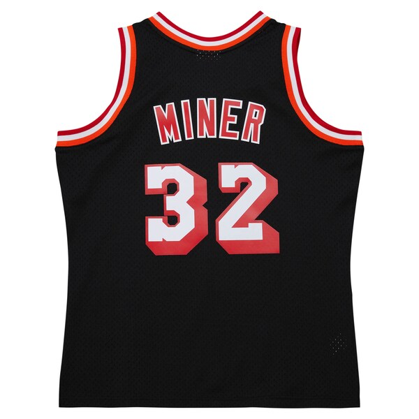 Harold Miner Miami Heat  1992/93 Hardwood Classics Swingman Throwback Jersey - Black